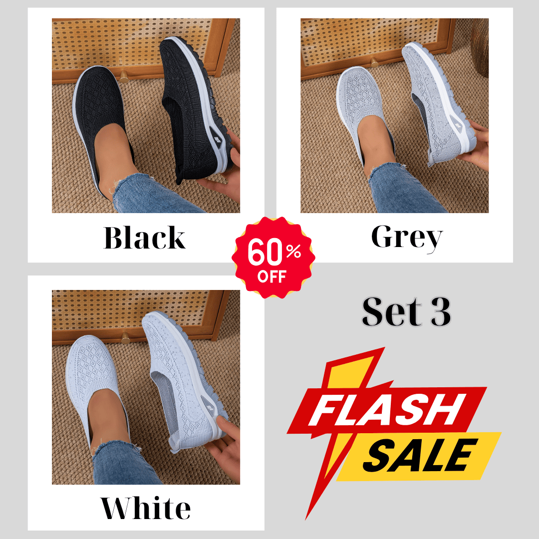 🔥Best Seller-Last Day Sale 60% OFF🔥Women’s Comfort Knit Slip-On Walking Shoes