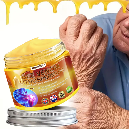Official Only Store🇬🇧Healrize®🔥 BEE VENOM LITHOSPERMUM Pain-Relief Bone Healing Cream 👑👑(Specially for older adults)