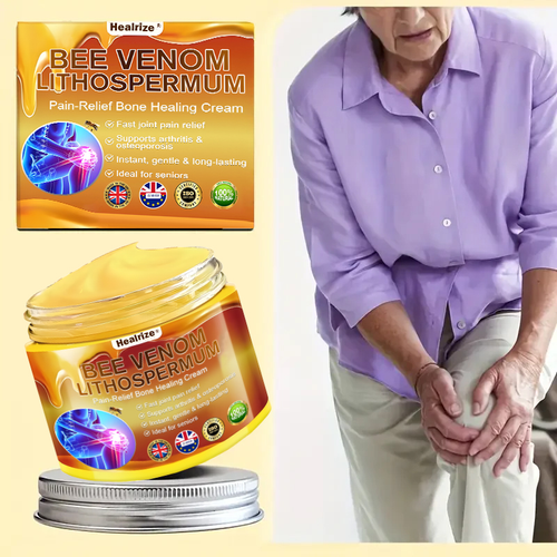 Official Only Store🇬🇧Healrize®🔥 BEE VENOM LITHOSPERMUM Pain-Relief Bone Healing Cream 👑👑(Specially for older adults)