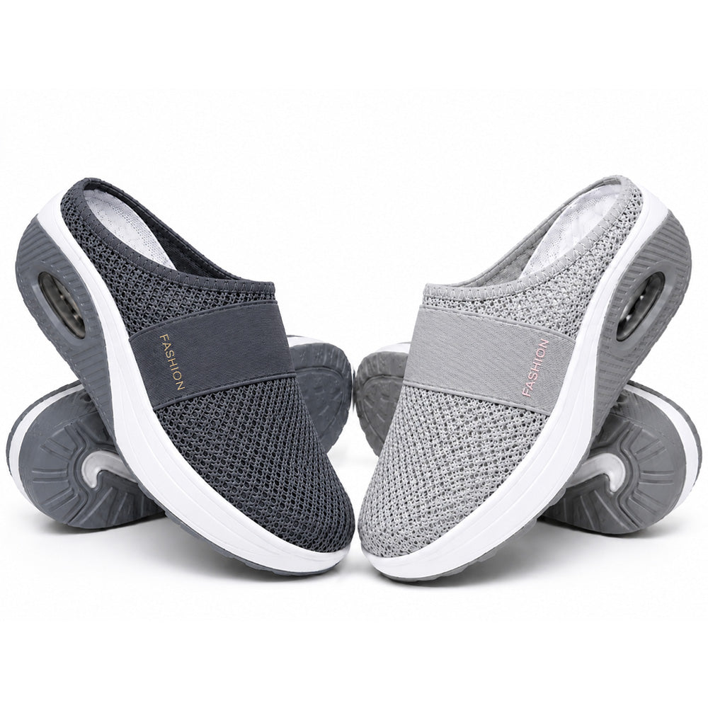 NEW Diabetic Air-Cushion Slip-On Walking Shoes, Orthopedic Diabetic Slippers, with Arch-Support for Women