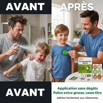 🦟 Hudros Essential Oil Mosquito Repellent Patches – DEET-Free, Family Pack