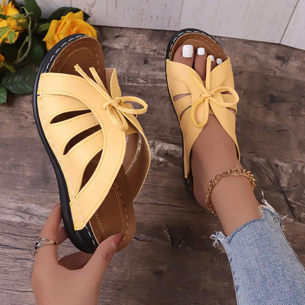 BQODQO® Women's Soft-Sole Wedge Sandals with Arch Support