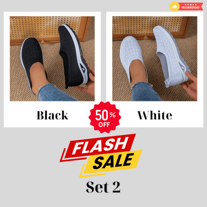 🔥Best Seller-Last Day Sale 60% OFF🔥Women’s Comfort Knit Slip-On Walking Shoes