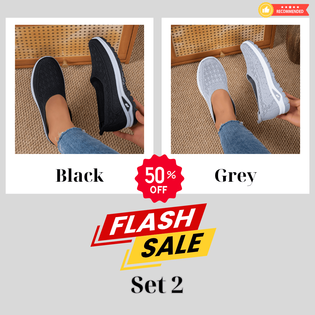 🔥Best Seller-Last Day Sale 60% OFF🔥Women’s Comfort Knit Slip-On Walking Shoes