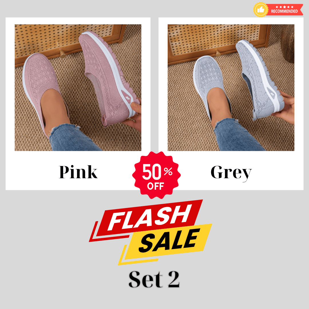 🔥Best Seller-Last Day Sale 60% OFF🔥Women’s Comfort Knit Slip-On Walking Shoes