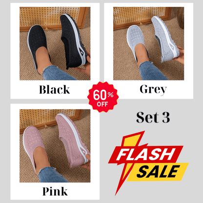 🔥Best Seller-Last Day Sale 60% OFF🔥Women’s Comfort Knit Slip-On Walking Shoes