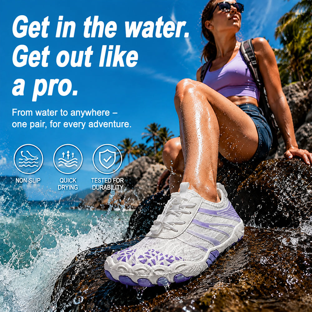 💖 Barefoot Water Shoes for Men & Women 💖 – Lightweight, Breathable & Quick-Drying | Perfect for Beach, Swimming, Hiking & Outdoor Adventures