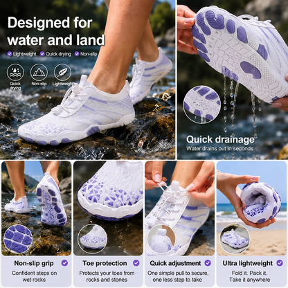💖 Barefoot Water Shoes for Men & Women 💖 – Lightweight, Breathable & Quick-Drying | Perfect for Beach, Swimming, Hiking & Outdoor Adventures