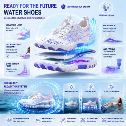💖 Barefoot Water Shoes for Men & Women 💖 – Lightweight, Breathable & Quick-Drying | Perfect for Beach, Swimming, Hiking & Outdoor Adventures