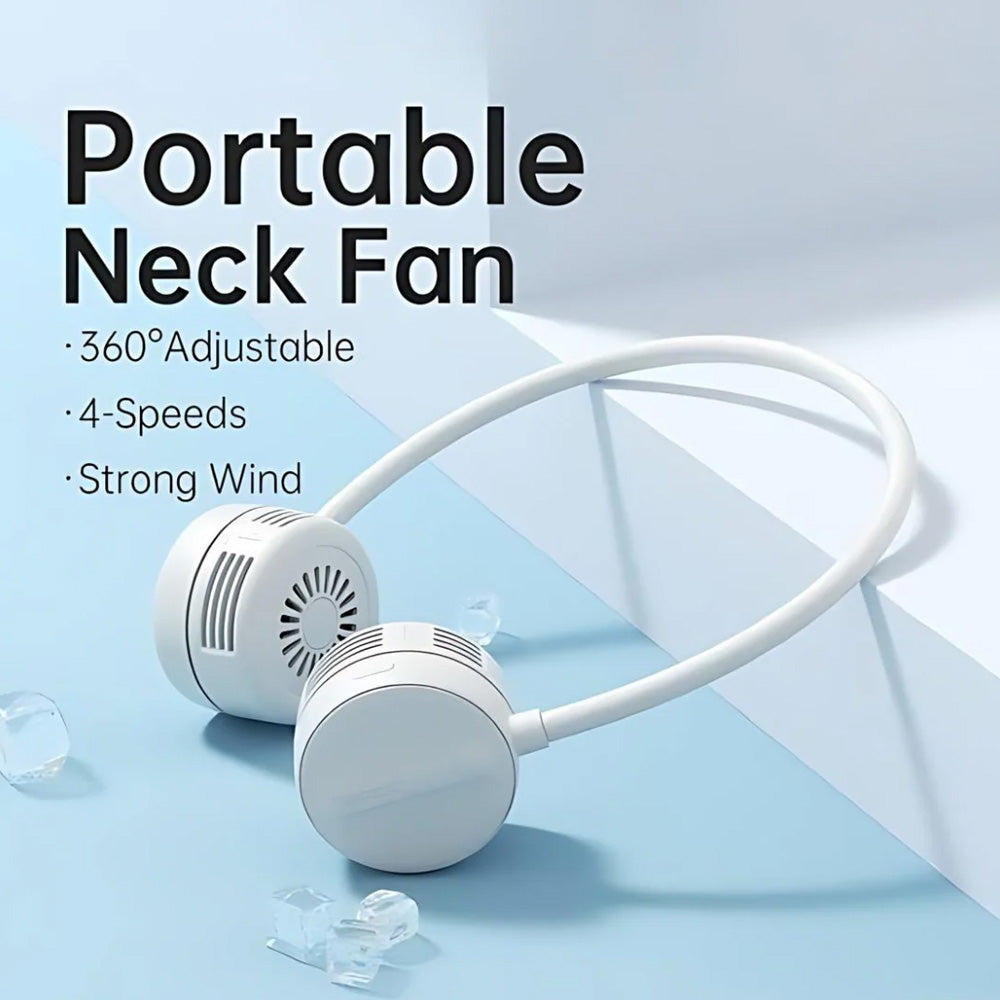 🏆 2026 Best Seller🏆  Portable Bladeless Hanging Neck Fan - 3-Second Instant Cooling