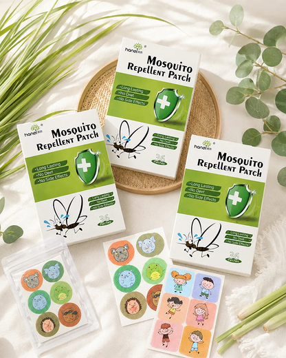 🦟 Hudros Essential Oil Mosquito Repellent Patches – DEET-Free, Family Pack