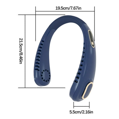🏆 2026 Best Seller🏆  Portable Bladeless Hanging Neck Fan - 3-Second Instant Cooling