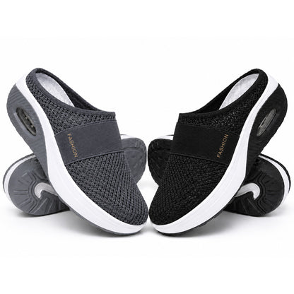 NEW Diabetic Air-Cushion Slip-On Walking Shoes, Orthopedic Diabetic Slippers, with Arch-Support for Women