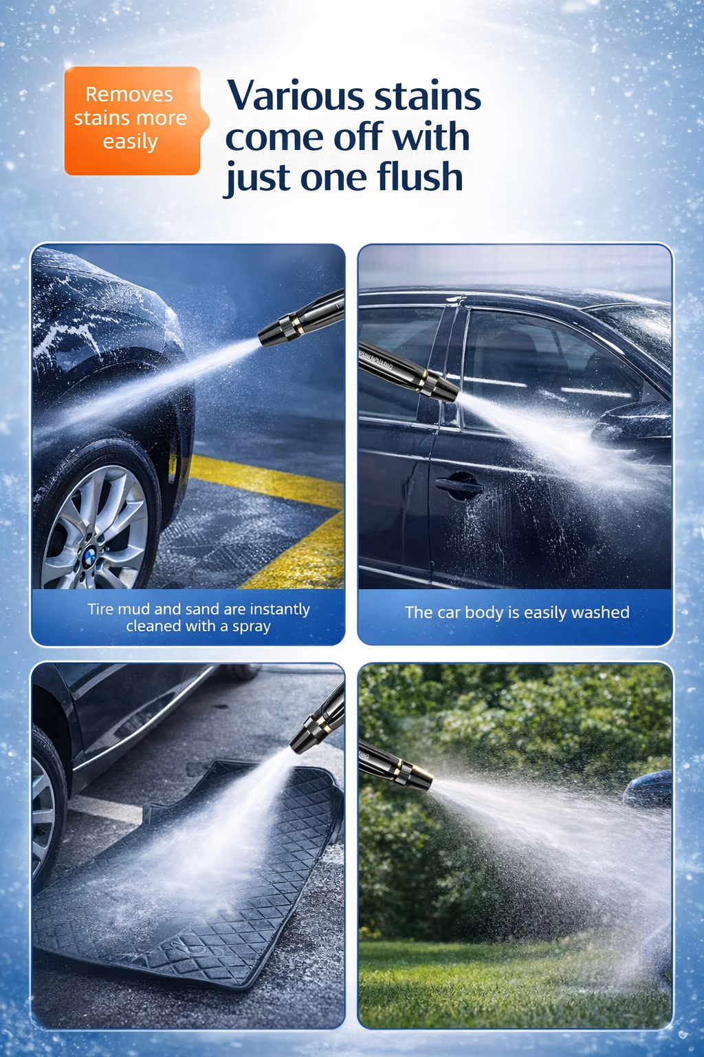 🔥 Last Day 80% OFF – Powerful High-Pressure Water Gun for Car Cleaning