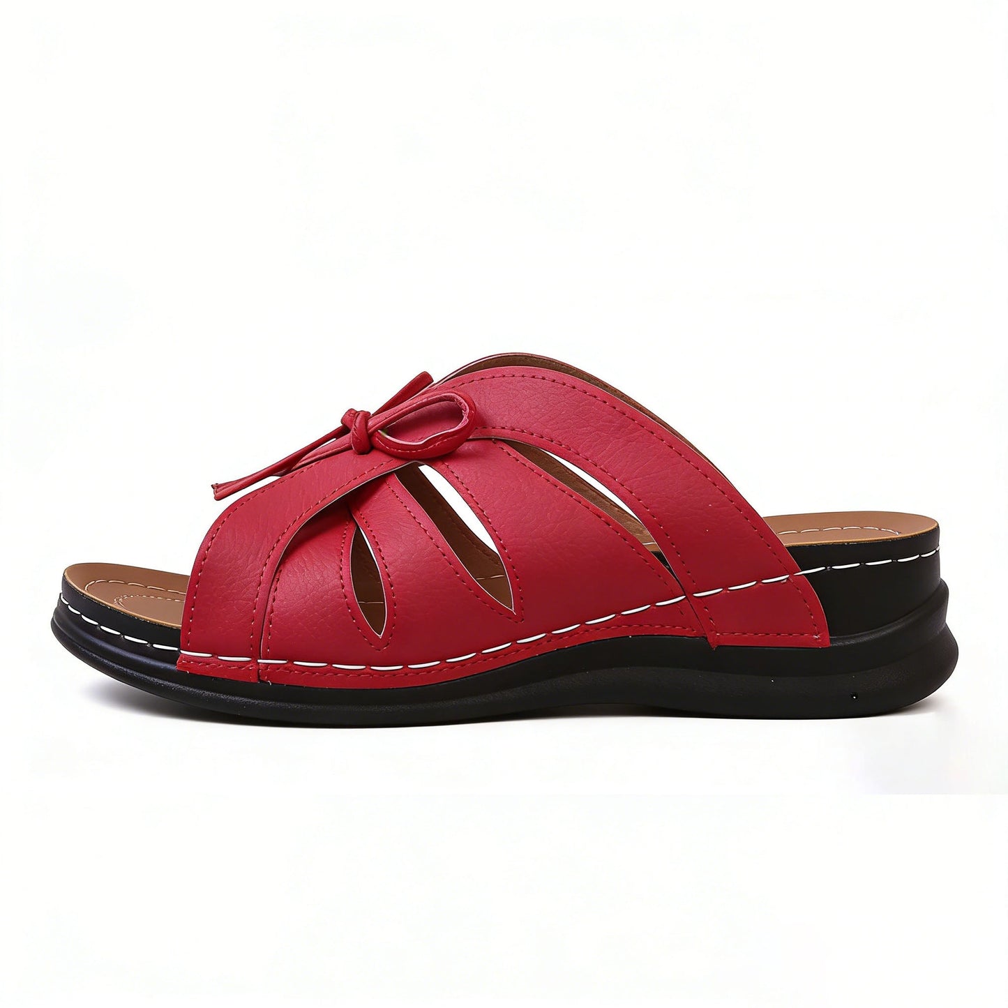 BQODQO® Women's Soft-Sole Wedge Sandals with Arch Support