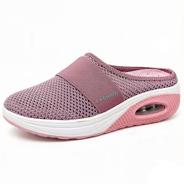 NEW Diabetic Air-Cushion Slip-On Walking Shoes, Orthopedic Diabetic Slippers, with Arch-Support for Women