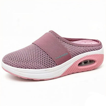 NEW Diabetic Air-Cushion Slip-On Walking Shoes, Orthopedic Diabetic Slippers, with Arch-Support for Women