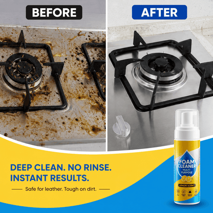 ✨Last Day 60% OFF - Foam No-Rinse Cleaner — Spray, Wipe & Done