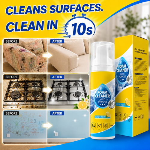 ✨Last Day 60% OFF - Foam No-Rinse Cleaner — Spray, Wipe & Done