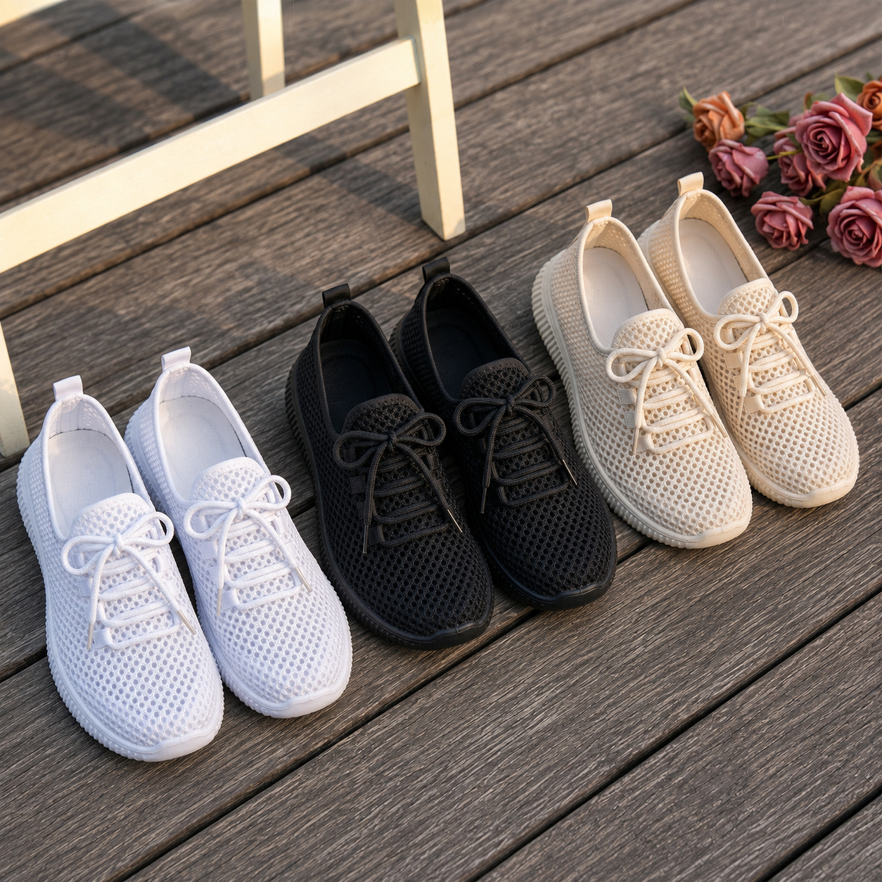 💖 𝗕𝗶𝗴 𝗦𝘂𝗺𝗺𝗲𝗿 𝗖𝗹𝗲𝗮𝗿𝗮𝗻𝗰𝗲 ⚡: Breathable Unisex Mesh Trainers – Lightweight, Soft & Comfortable for Everyday Wear – 𝗧𝗼𝗱𝗮𝘆 𝗢𝗻𝗹𝘆: 𝟴𝟬% 𝗢𝗙𝗙!